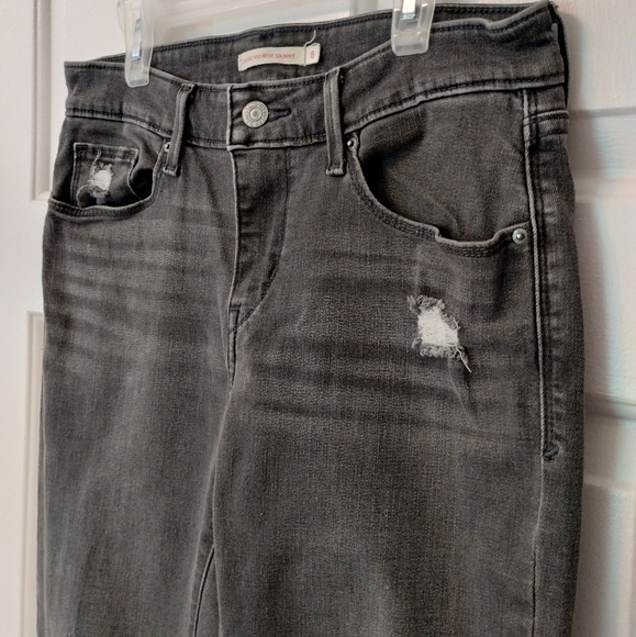 Levi's stretch mid rise skinny jeans - Picture 6 of 10